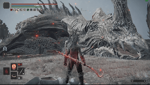 اژدهای بازی الدن رینگ Elder Dragon Greyoll
